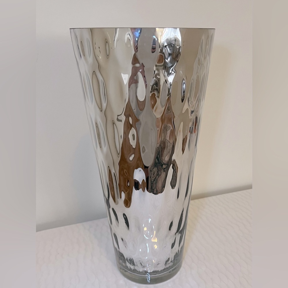 Mirrored Tall Vase